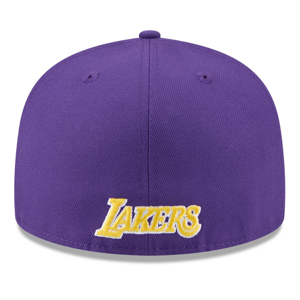 Los Angeles Lakers 2025 NBA Tip Off Split Panel 59FIFTY Fitted Hat White/Purple - NBA