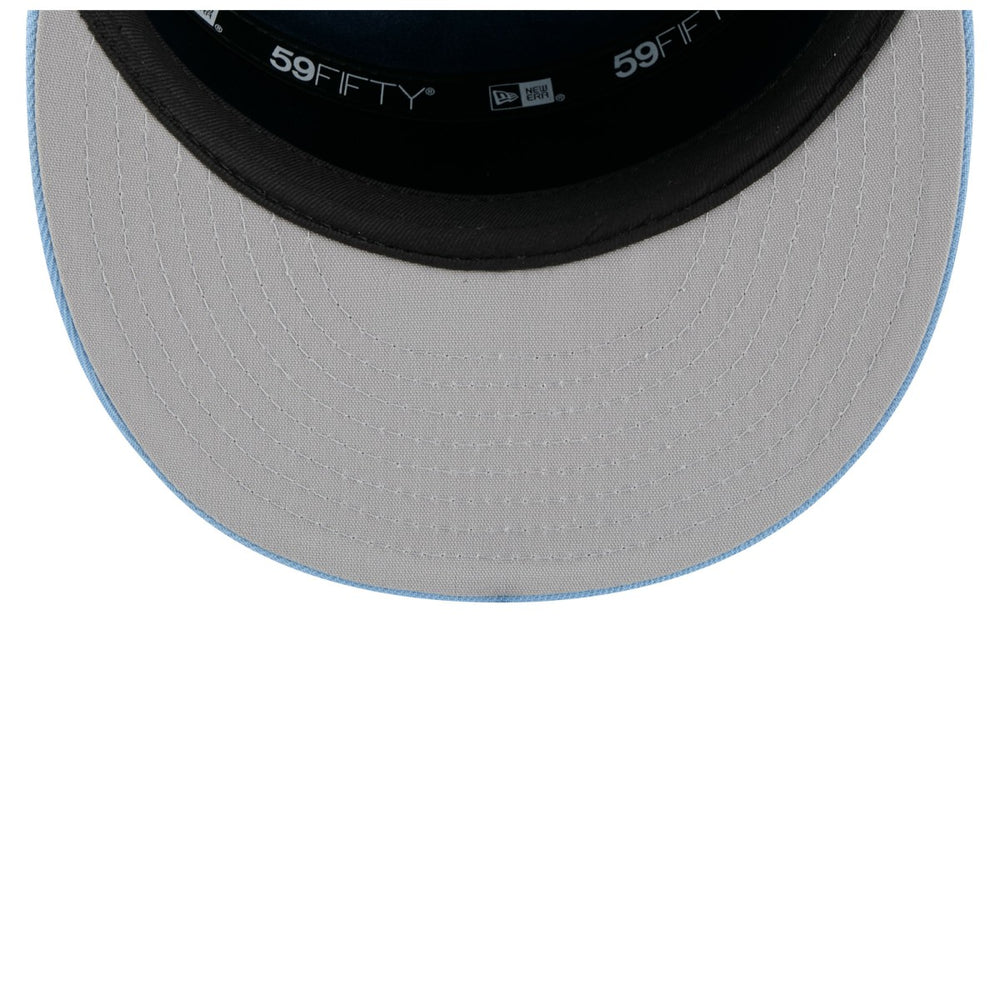 Memphis Grizzlies 2025 NBA Tip Off Split Panel 59FIFTY Fitted Hat White/Light Blue - NBA