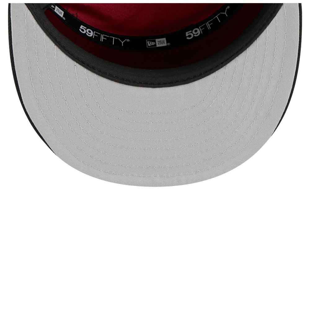 Miami Heat 2025 NBA Tip Off Split Panel 59FIFTY Fitted Hat White/Black - NBA