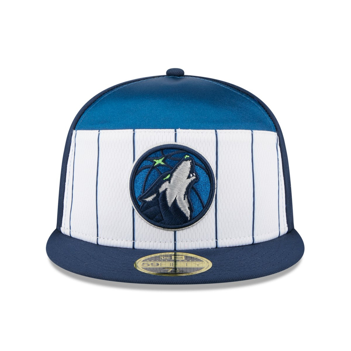 Minnesota Timberwolves 2025 NBA Tip Off Split Panel 59FIFTY Fitted Hat White/Navy - NBA