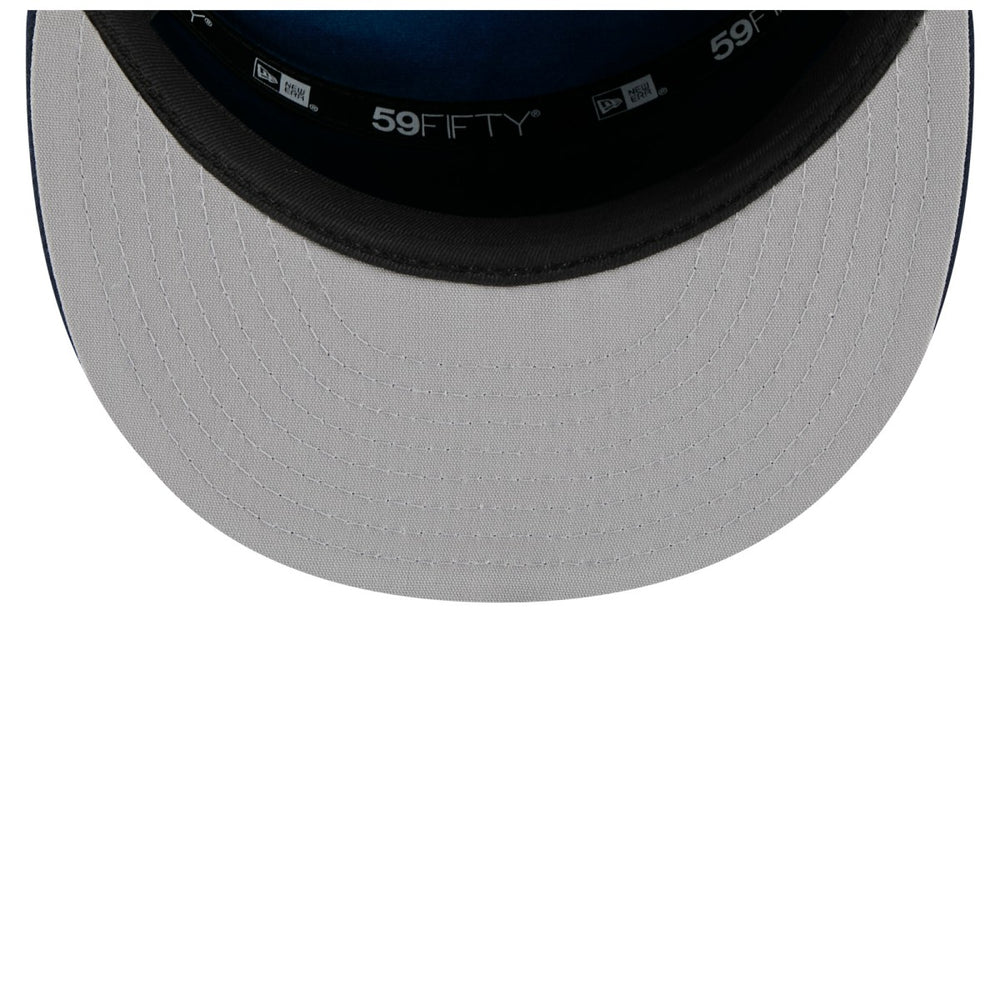 Minnesota Timberwolves 2025 NBA Tip Off Split Panel 59FIFTY Fitted Hat White/Navy - NBA