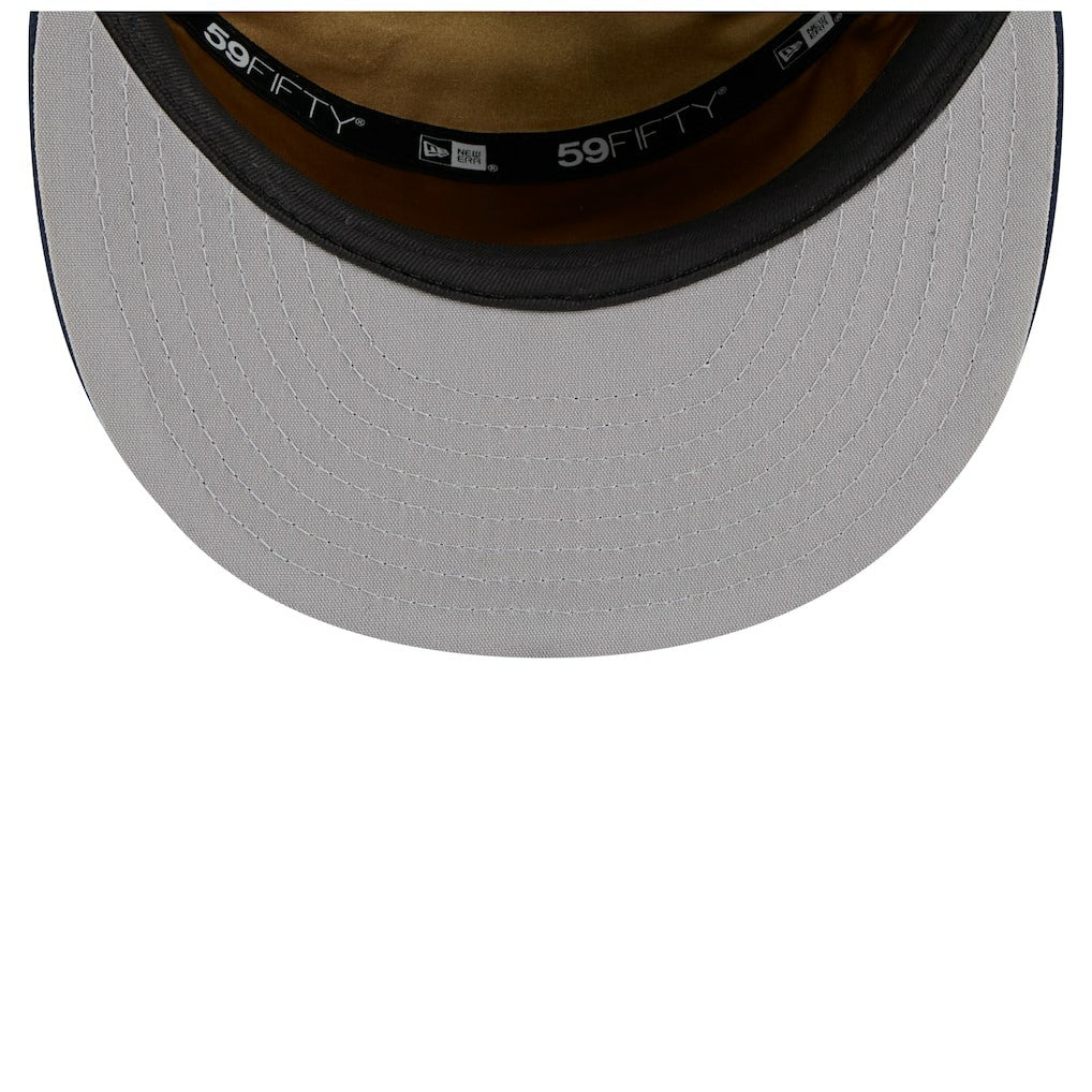 New Orleans Pelicans 2025 NBA Tip Off Split Panel 59FIFTY Fitted Hat White/Navy - NBA