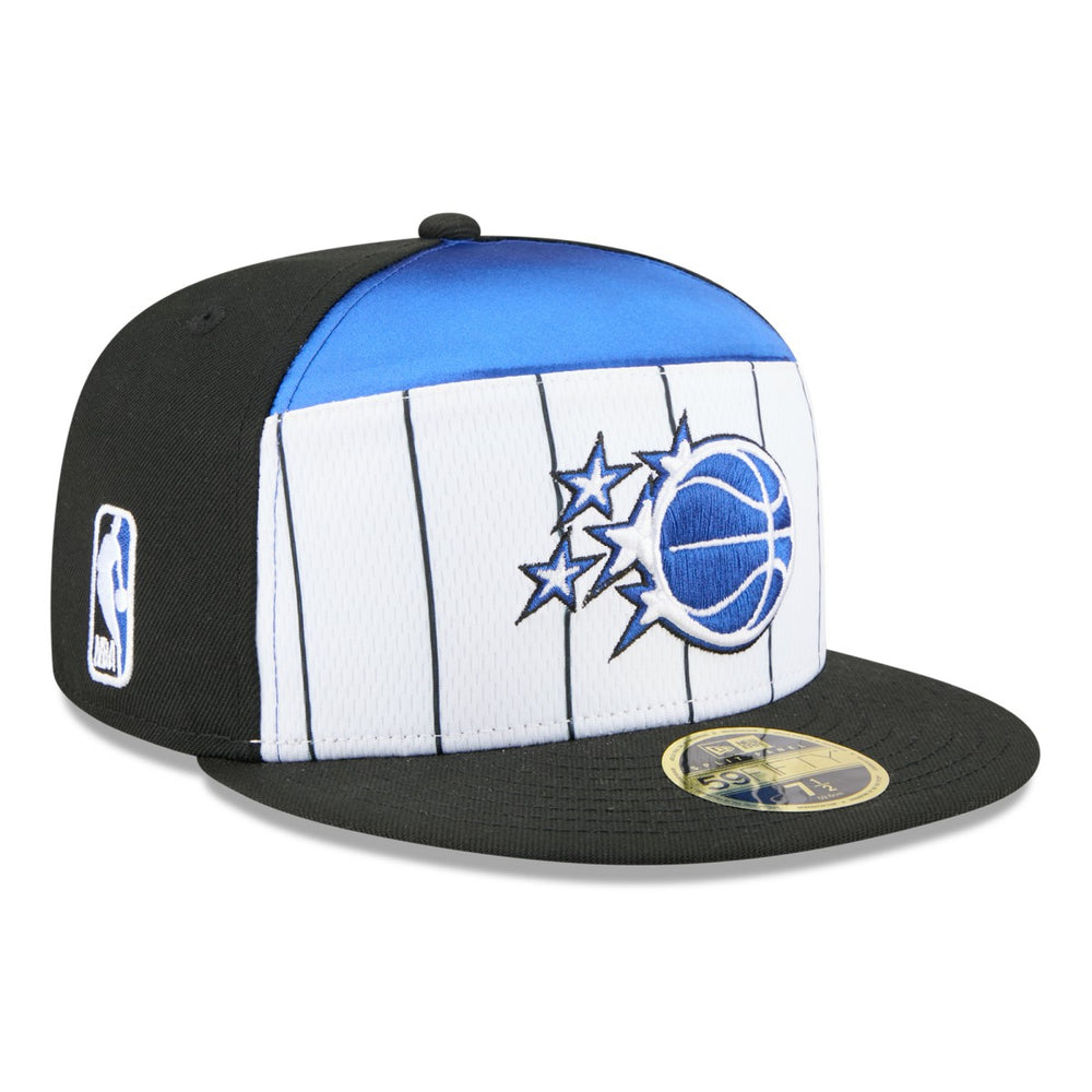 Orlando Magic 2025 NBA Tip Off Split Panel 59FIFTY Fitted Hat White/Black - NBA