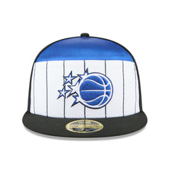 Orlando Magic 2025 NBA Tip Off Split Panel 59FIFTY Fitted Hat White/Black - NBA