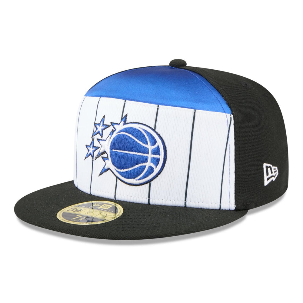 Orlando Magic 2025 NBA Tip Off Split Panel 59FIFTY Fitted Hat White/Black - NBA