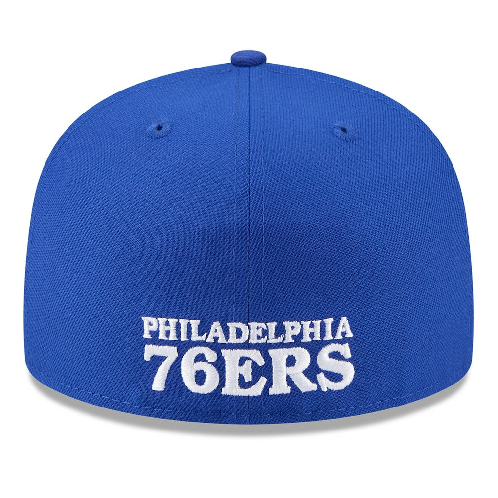Philadelphia 76ers 2025 NBA Tip Off Split Panel 59FIFTY Fitted Hat White/Royal - NBA