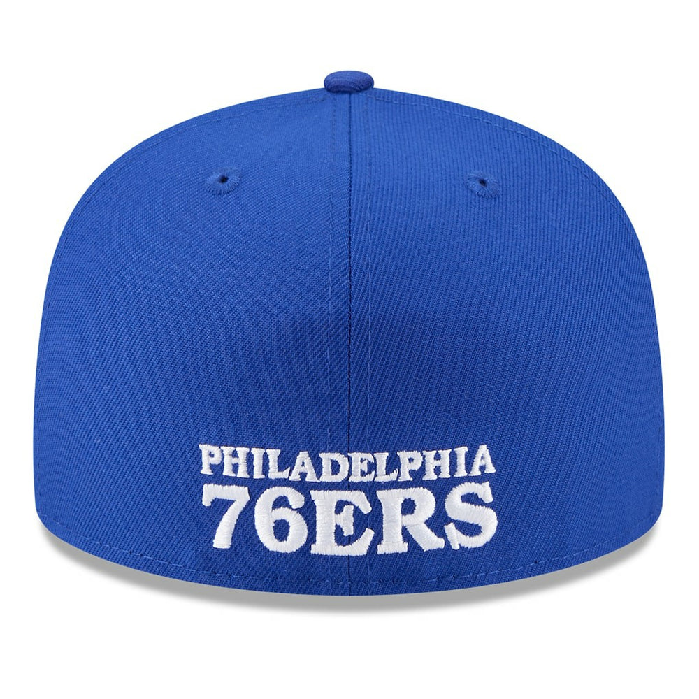 Philadelphia 76ers 2025 NBA Tip Off Split Panel 59FIFTY Fitted Hat White/Royal - NBA