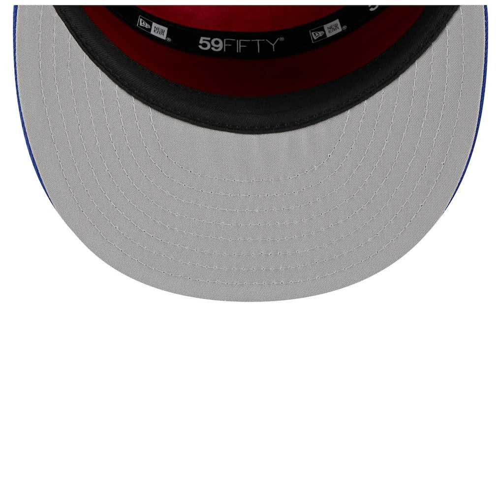 Philadelphia 76ers 2025 NBA Tip Off Split Panel 59FIFTY Fitted Hat White/Royal - NBA