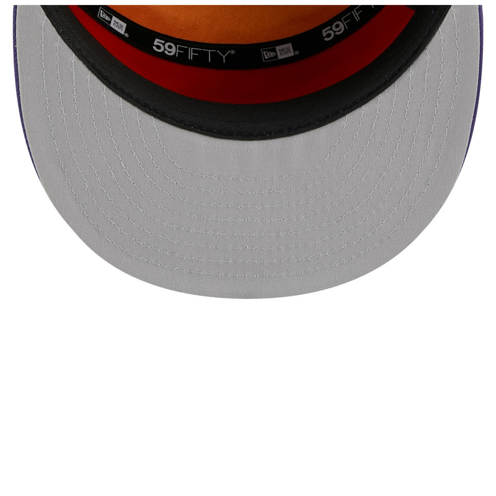 Phoenix Suns 2025 NBA Tip Off Split Panel 59FIFTY Fitted Hat White/Purple - NBA