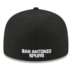 San Antonio Spurs 2025 NBA Tip Off Split Panel 59FIFTY Fitted Hat White/Black - NBA