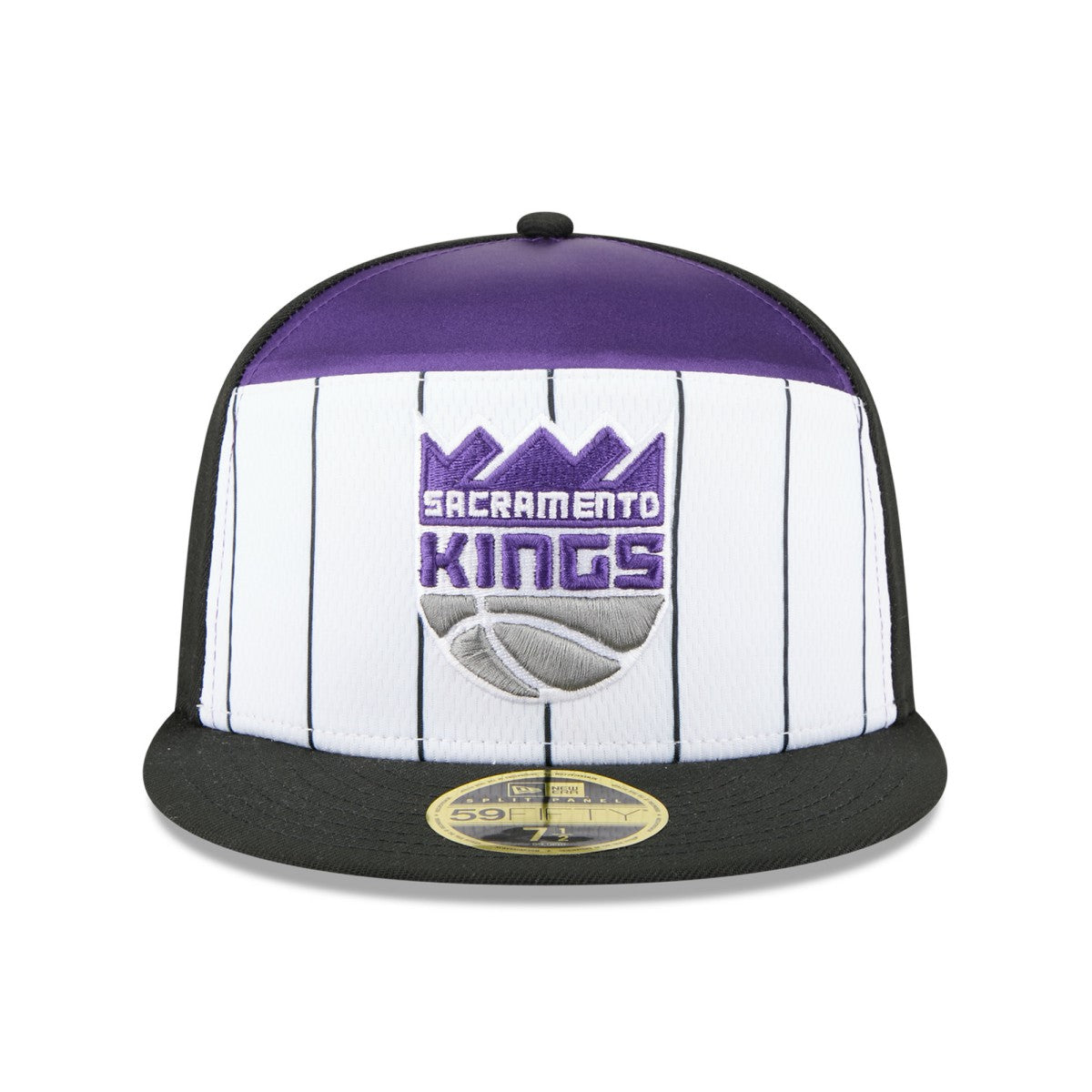 Sacramento Kings 2025 NBA Tip Off Split Panel 59FIFTY Fitted Hat White/Black - NBA