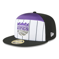 Sacramento Kings 2025 NBA Tip Off Split Panel 59FIFTY Fitted Hat White/Black - NBA