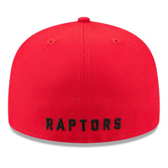 Toronto Raptors 2025 NBA Tip Off Split Panel 59FIFTY Fitted Hat White/Red - NBA