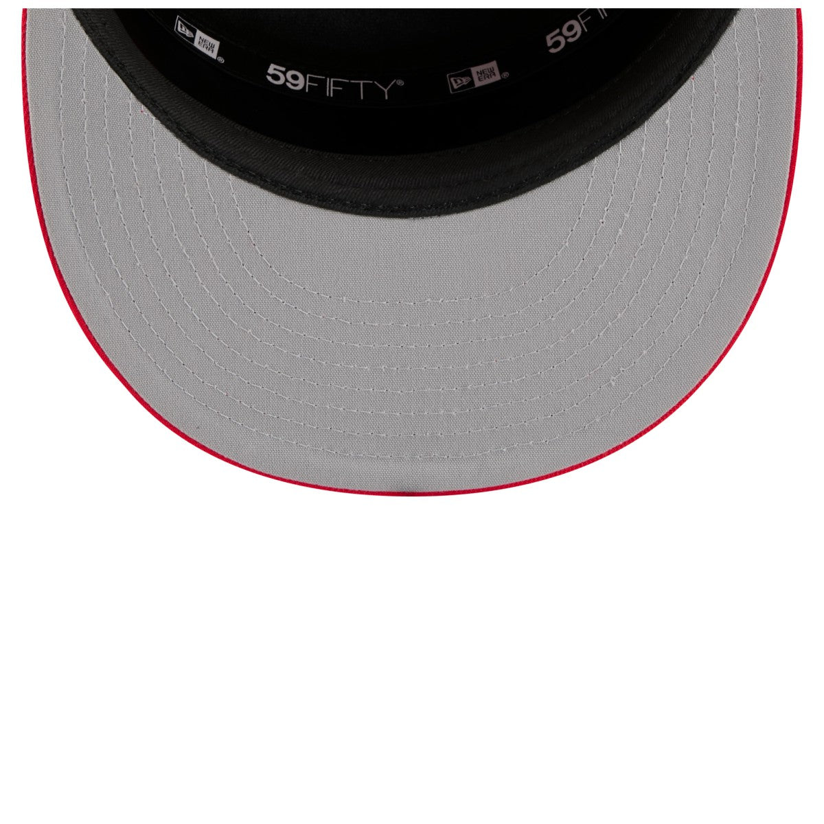 Toronto Raptors 2025 NBA Tip Off Split Panel 59FIFTY Fitted Hat White/Red - NBA