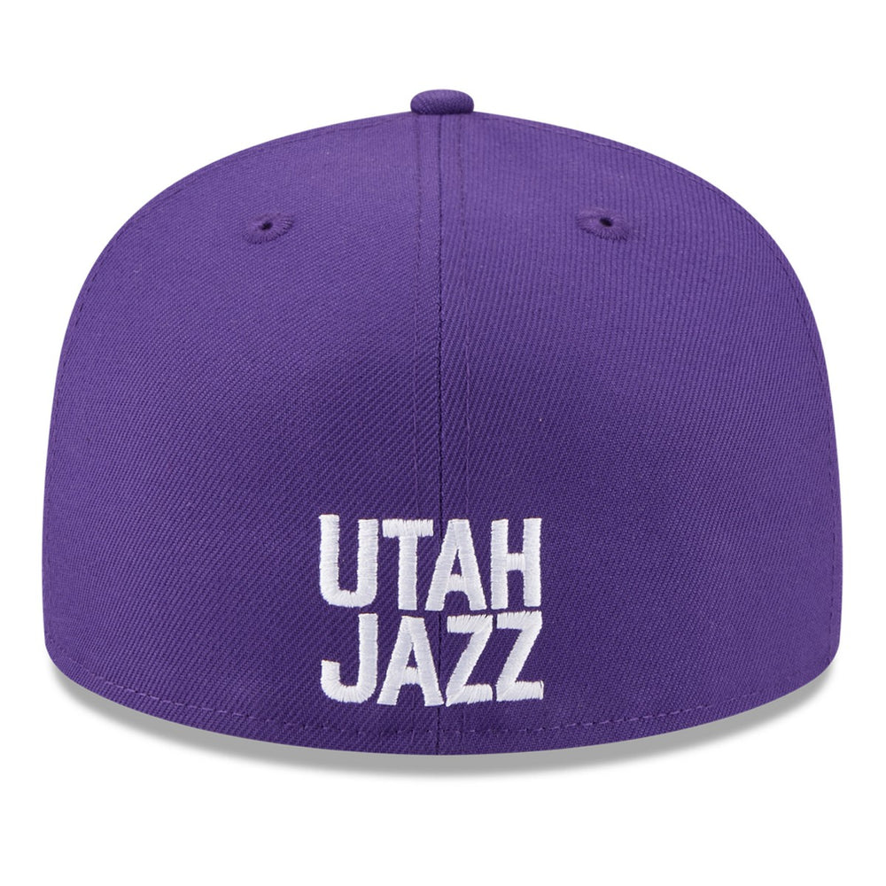 Utah Jazz 2025 NBA Tip Off Split Panel 59FIFTY Fitted Hat White/Purple - NBA