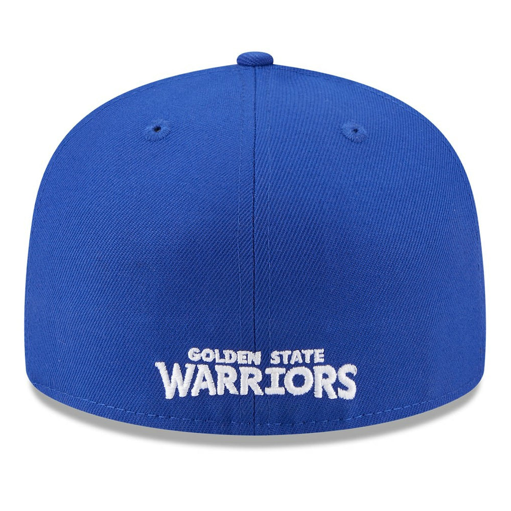 Golden State Warriors 2025 NBA Tip Off Split Panel 59FIFTY Fitted Hat White/Royal - NBA