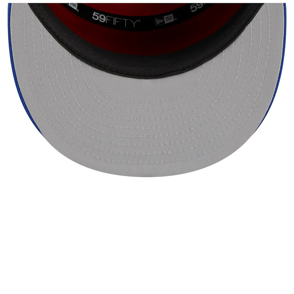 Detroit Pistons 2025 NBA Tip Off Split Panel 59FIFTY Fitted Hat White/Blue - NBA