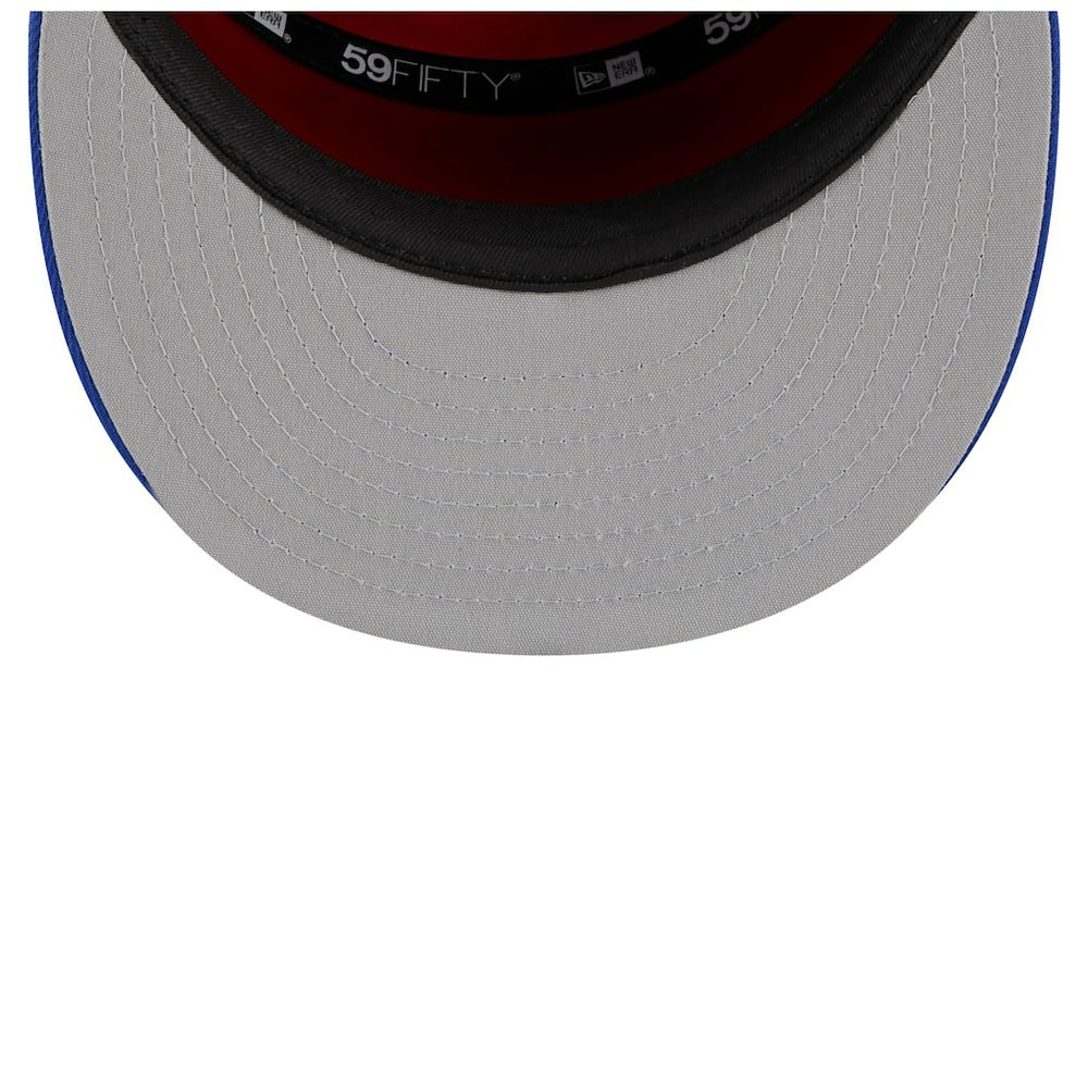 Detroit Pistons 2025 NBA Tip Off Split Panel 59FIFTY Fitted Hat White/Blue - NBA