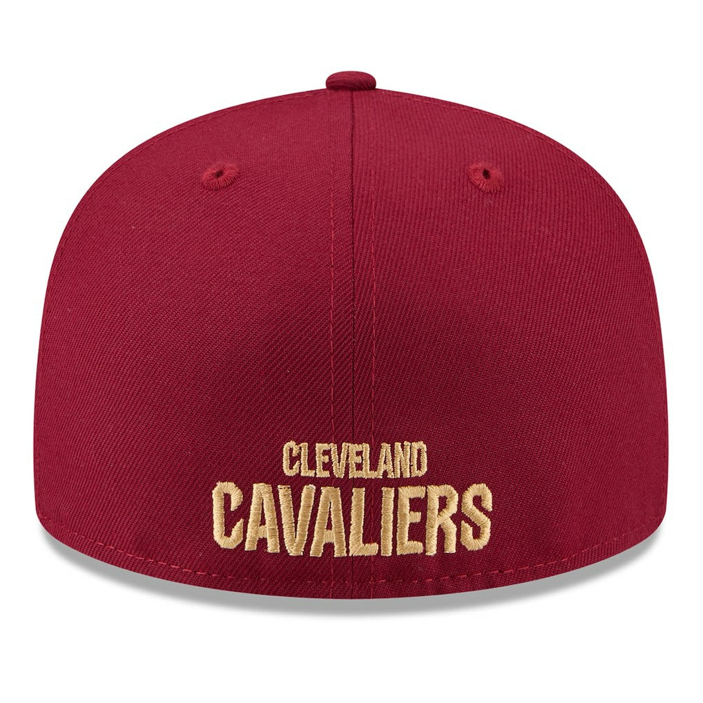 Cleveland Cavaliers 2025 NBA Tip Off Split Panel 59FIFTY Fitted Hat White/Wine - NBA