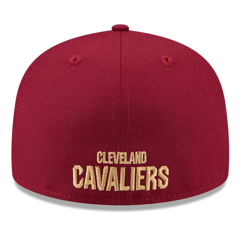 Cleveland Cavaliers 2025 NBA Tip Off Split Panel 59FIFTY Fitted Hat White/Wine - NBA