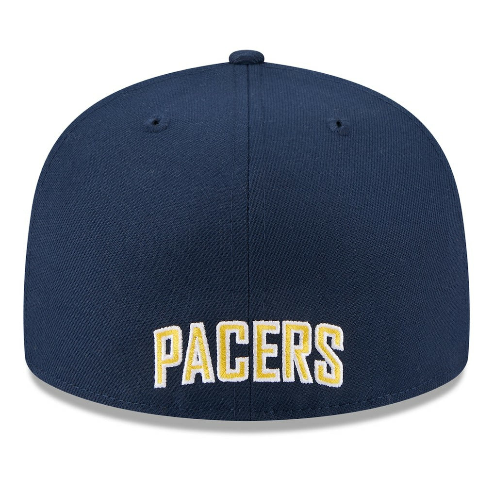 Indiana Pacers 2025 NBA Tip Off Split Panel 59FIFTY Fitted Hat White/Navy - NBA