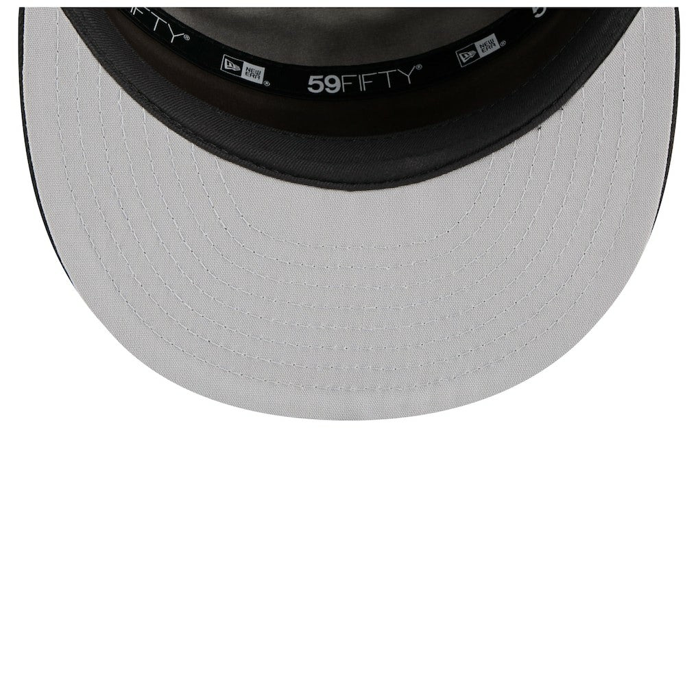 Brooklyn Nets 2025 NBA Tip Off Split Panel 59FIFTY Fitted Hat White/Black - NBA