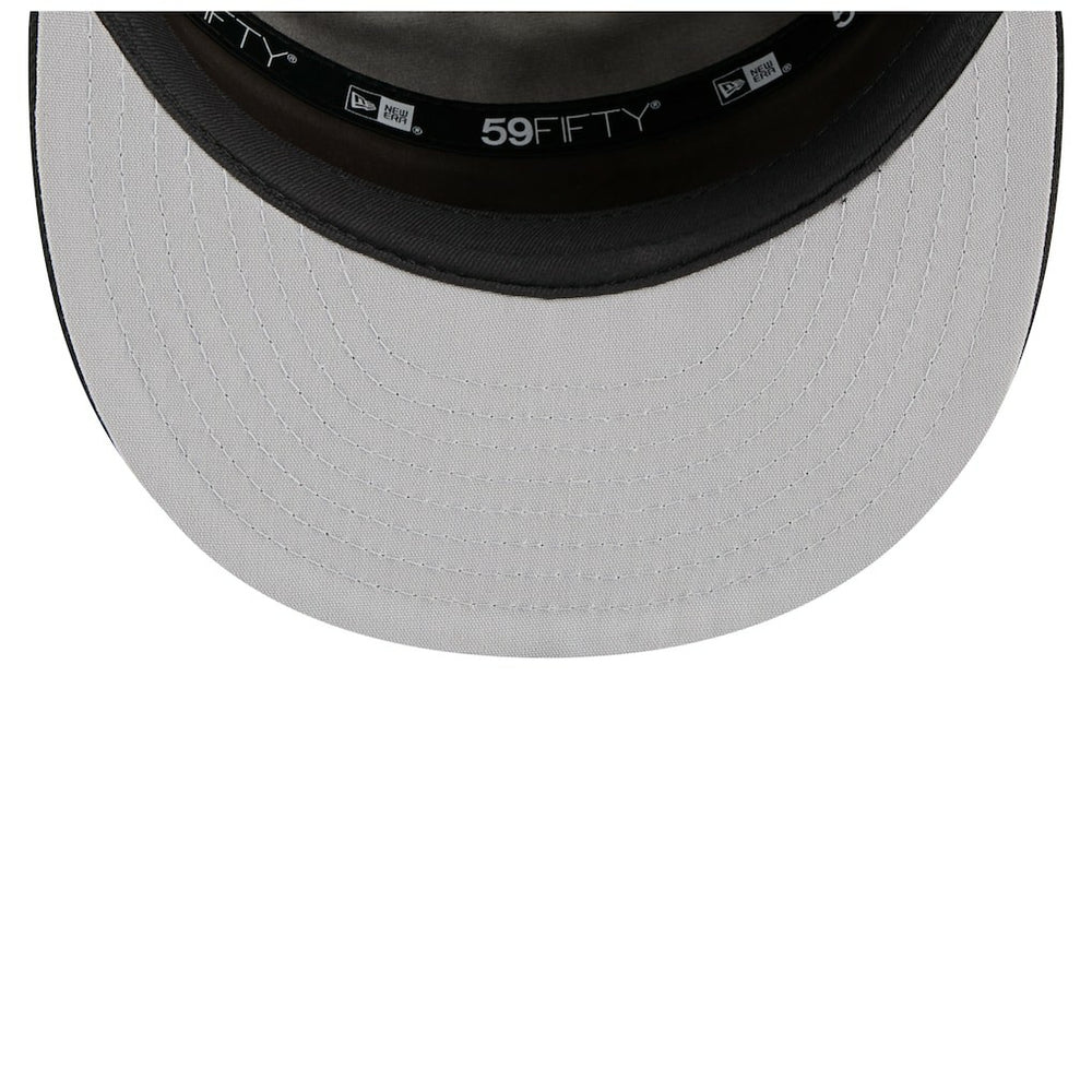 Brooklyn Nets 2025 NBA Tip Off Split Panel 59FIFTY Fitted Hat White/Black - NBA