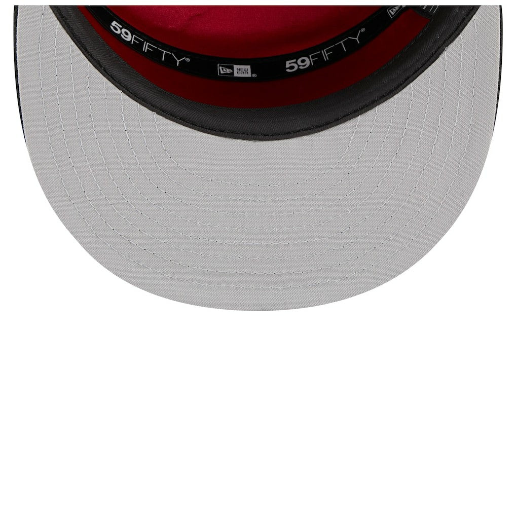 Chicago Bulls 2025 NBA Tip Off Split Panel 59FIFTY Fitted Hat White/Black - NBA