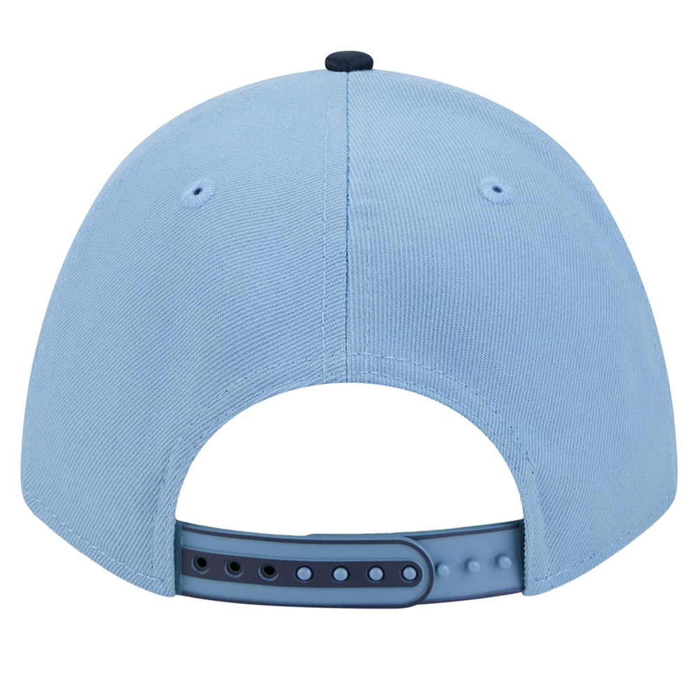 Memphis Grizzlies 2025 NBA Tip Off M-Crown A-Frame 9FORTY Adjustable Hat White/Light Blue - NBA