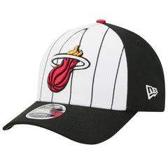 Miami Heat 2025 NBA Tip Off M-Crown A-Frame 9FORTY Adjustable Hat White/Black - NBA