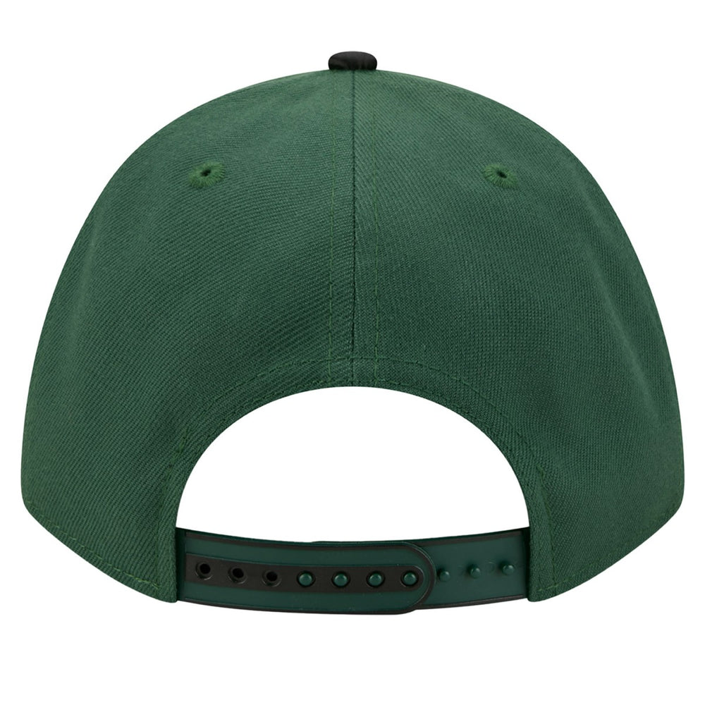 Milwaukee Bucks 2025 NBA Tip Off M-Crown A-Frame 9FORTY Adjustable Hat White/Hunter Green - NBA