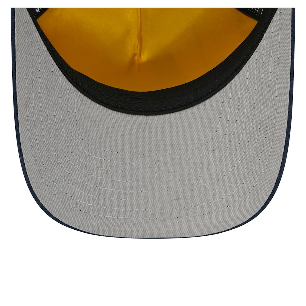 Indiana Pacers 2025 NBA Tip Off M-Crown A-Frame 9FORTY Adjustable Hat White/Navy - NBA