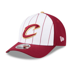 Cleveland Cavaliers 2025 NBA Tip Off M-Crown A-Frame 9FORTY Adjustable Hat White/Wine - NBA