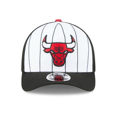 Chicago Bulls 2025 NBA Tip Off M-Crown A-Frame 9FORTY Adjustable Hat White/Black - NBA