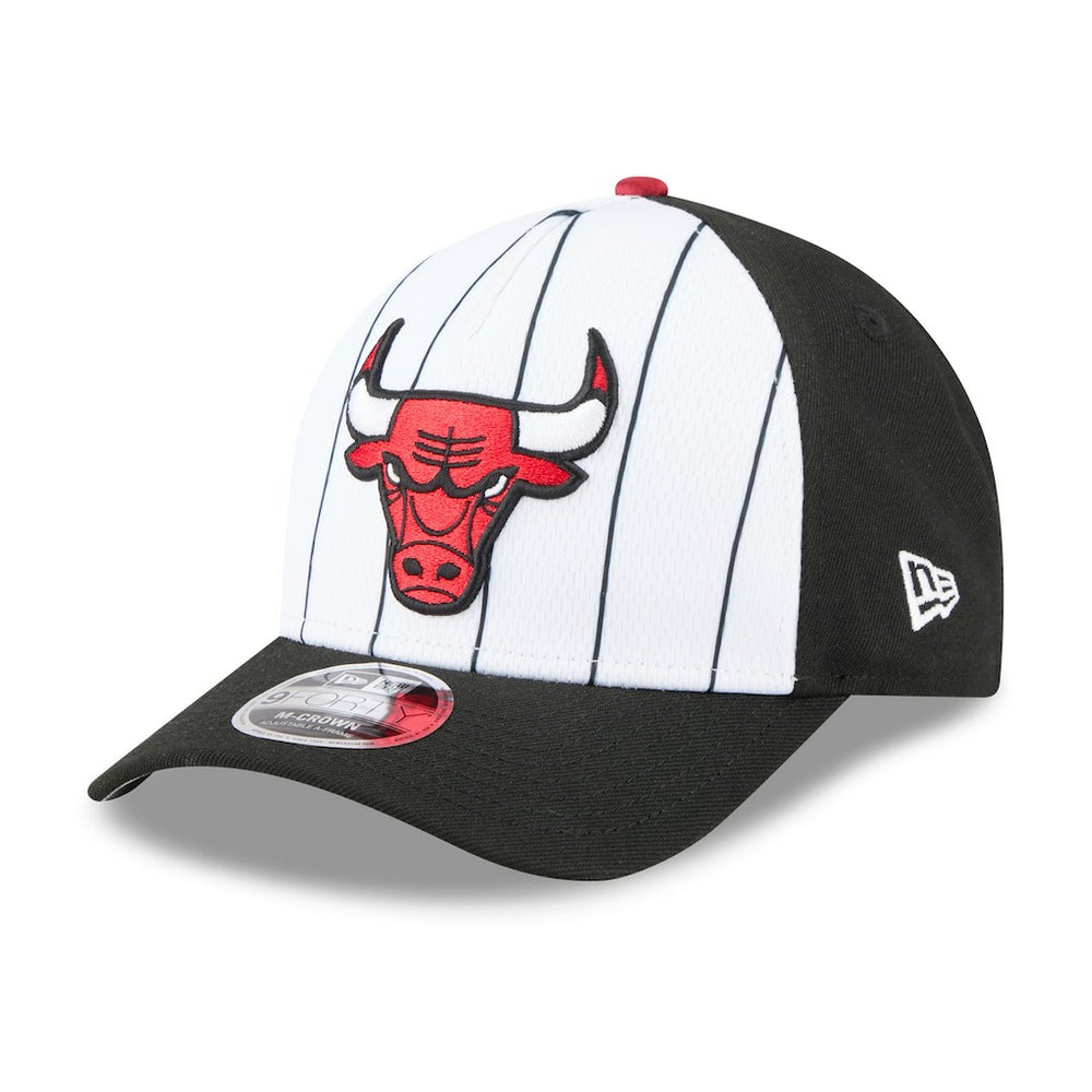 Chicago Bulls 2025 NBA Tip Off M-Crown A-Frame 9FORTY Adjustable Hat White/Black - NBA