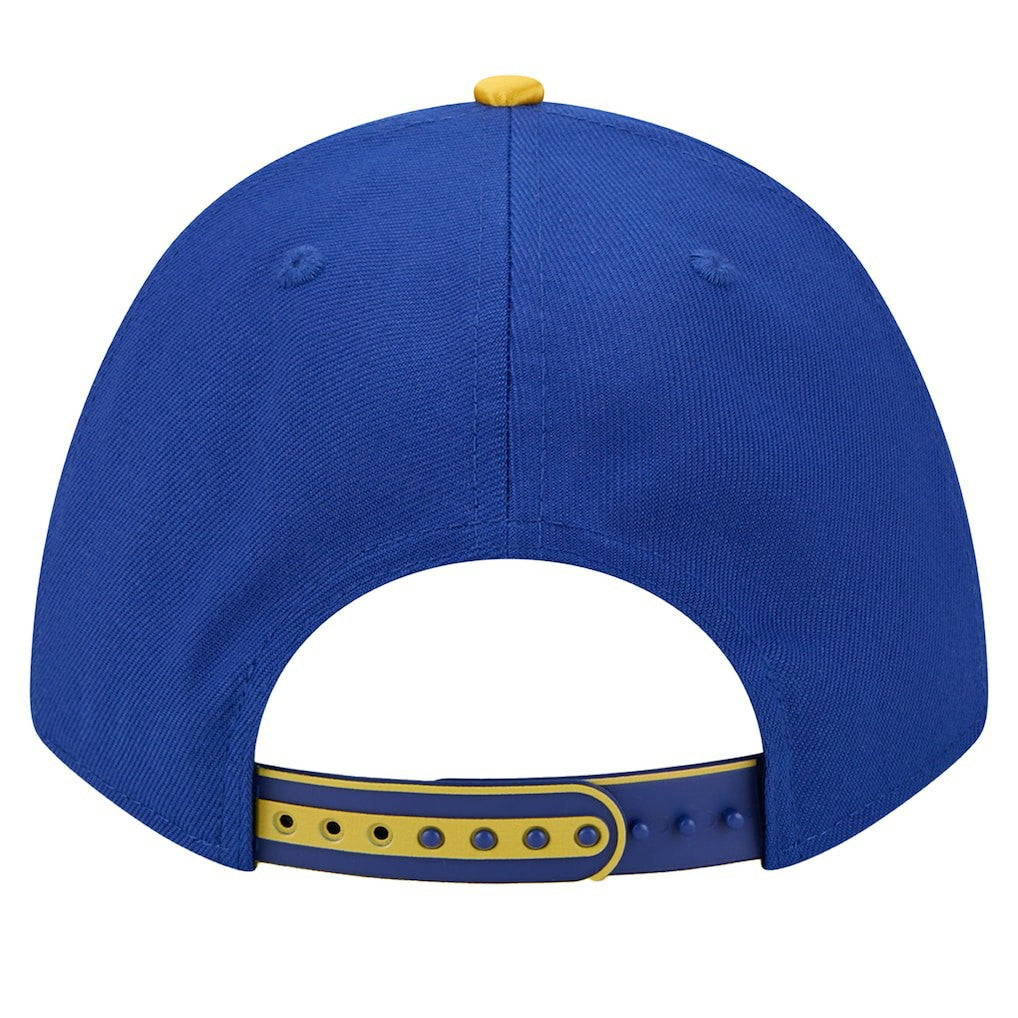 Golden State Warriors 2025 NBA Tip Off M-Crown A-Frame 9FORTY Adjustable Hat White/Royal - NBA
