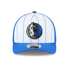 Dallas Mavericks 2025 NBA Tip Off M-Crown A-Frame 9FORTY Adjustable Hat White/Blue - NBA