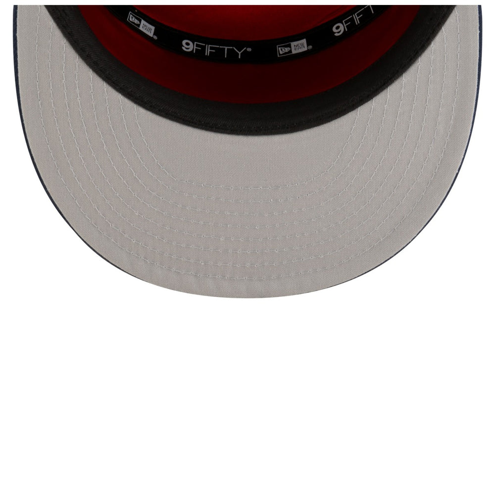 Washington Wizards 2025 NBA Tip Off Split Panel 9FIFTY Snapback Hat White/Navy - NBA