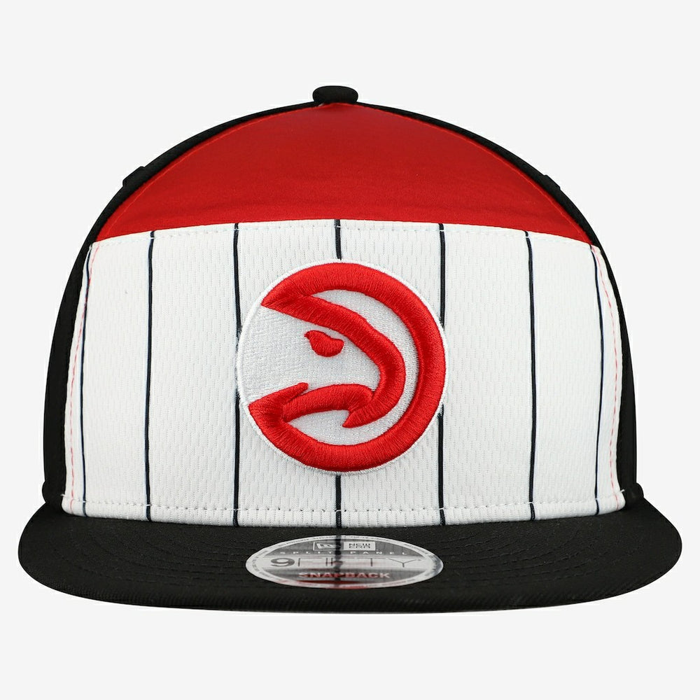 Atlanta Hawks 2025 NBA Tip Off Split Panel 9FIFTY Snapback Hat White/Red - NBA