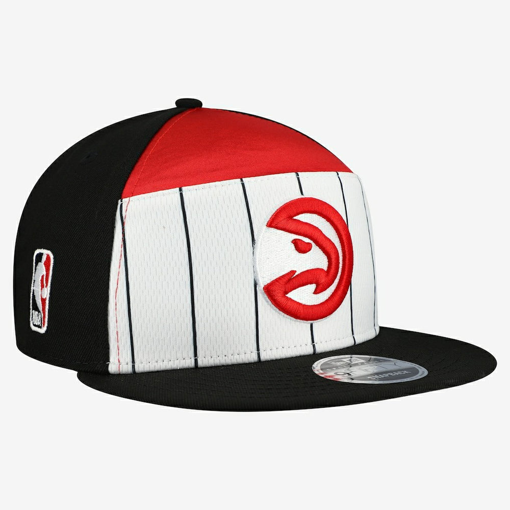 Atlanta Hawks 2025 NBA Tip Off Split Panel 9FIFTY Snapback Hat White/Red - NBA