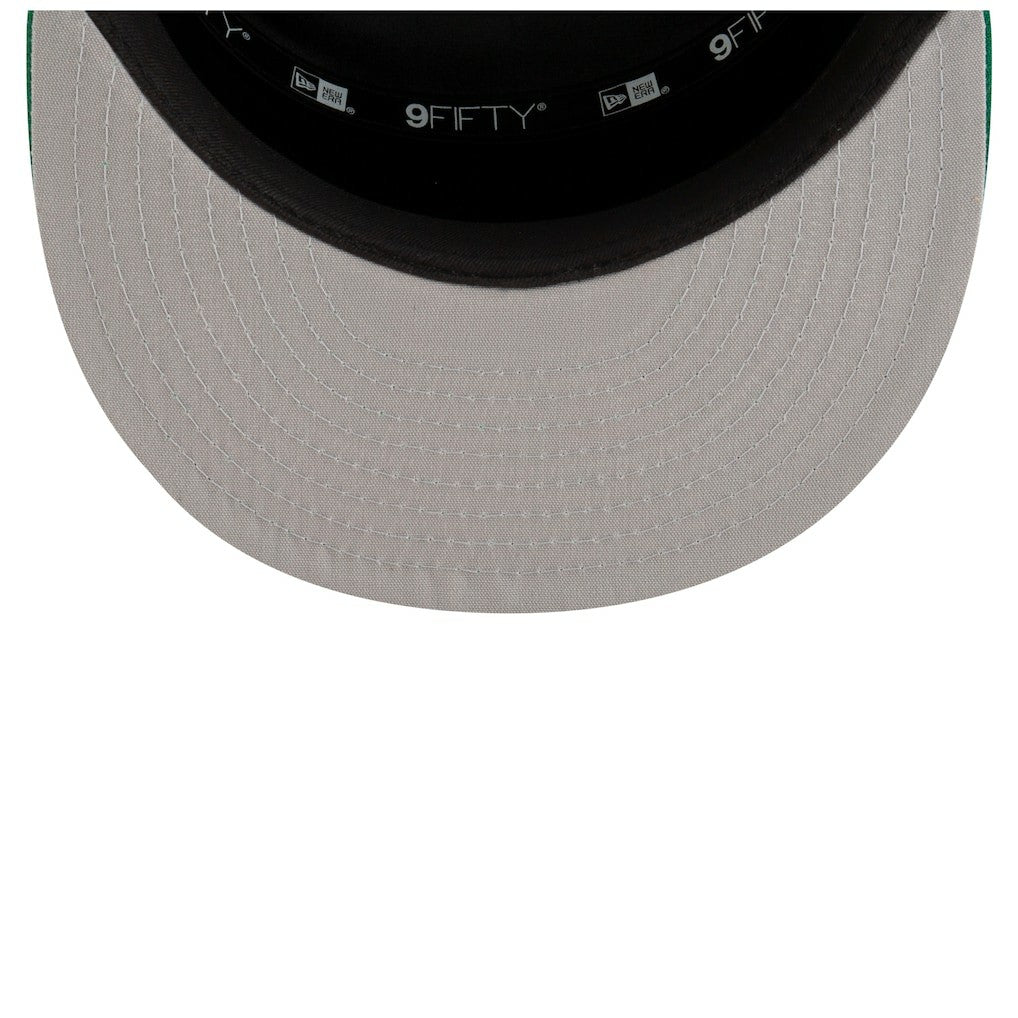 Boston Celtics 2025 NBA Tip Off Split Panel 9FIFTY Snapback Hat White/Kelly Green - NBA