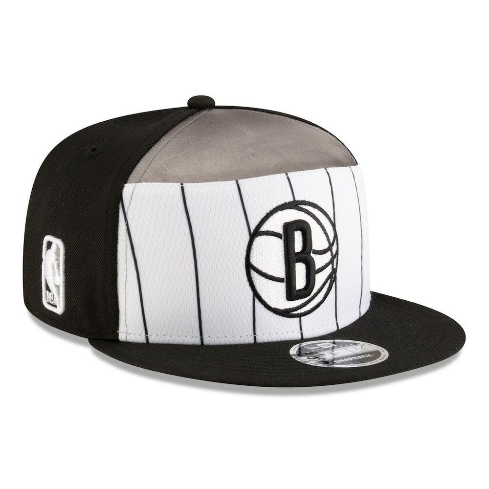 Brooklyn Nets 2025 NBA Tip Off Split Panel 9FIFTY Snapback Hat White/Black - NBA