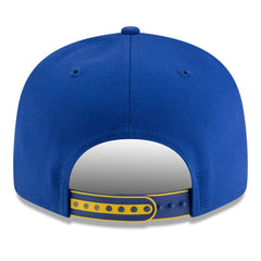 Golden State Warriors 2025 NBA Tip Off Split Panel 9FIFTY Snapback Hat White/Royal - NBA