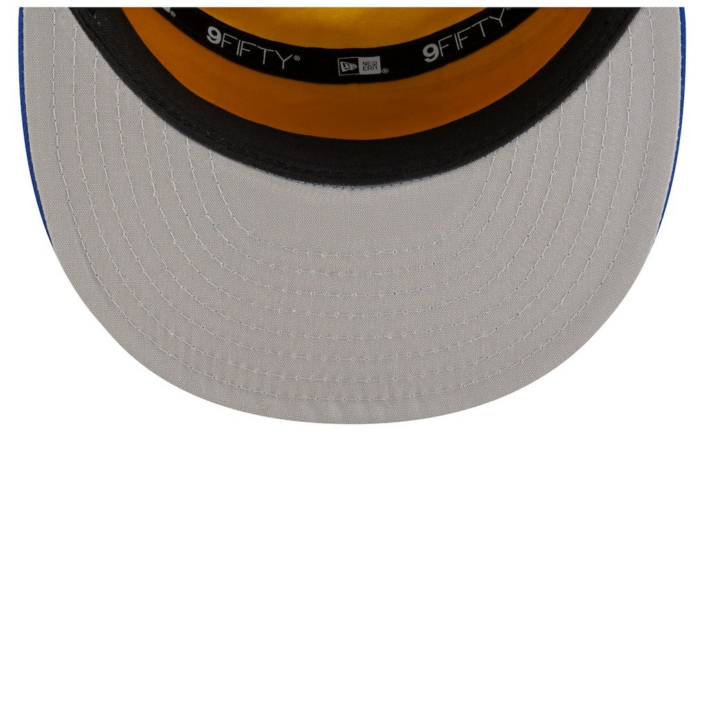 Golden State Warriors 2025 NBA Tip Off Split Panel 9FIFTY Snapback Hat White/Royal - NBA