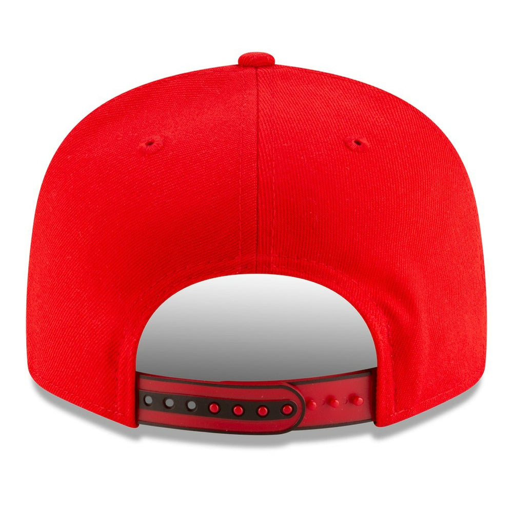 Houston Rockets 2025 NBA Tip Off Split Panel 9FIFTY Snapback Hat White/Red - NBA