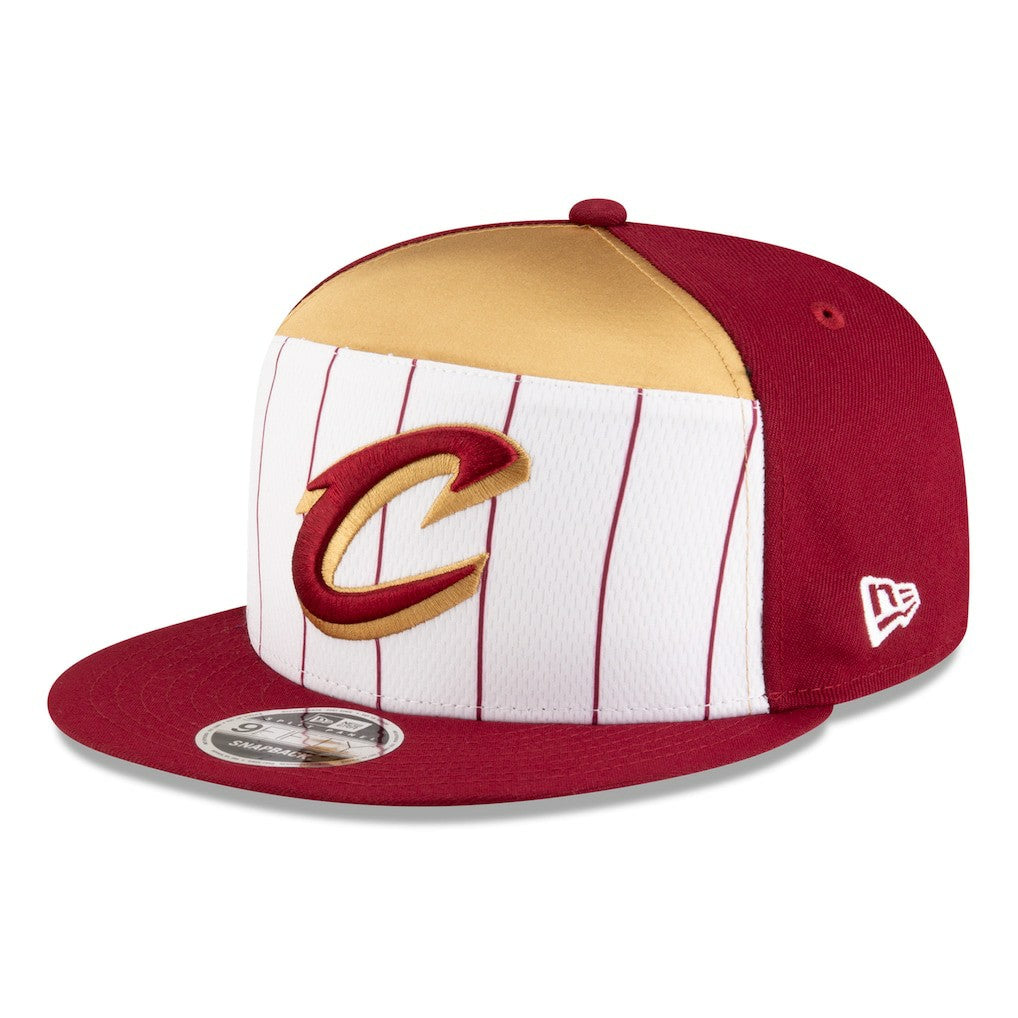 Cleveland Cavaliers 2025 NBA Tip Off Split Panel 9FIFTY Snapback Hat White/Wine - NBA