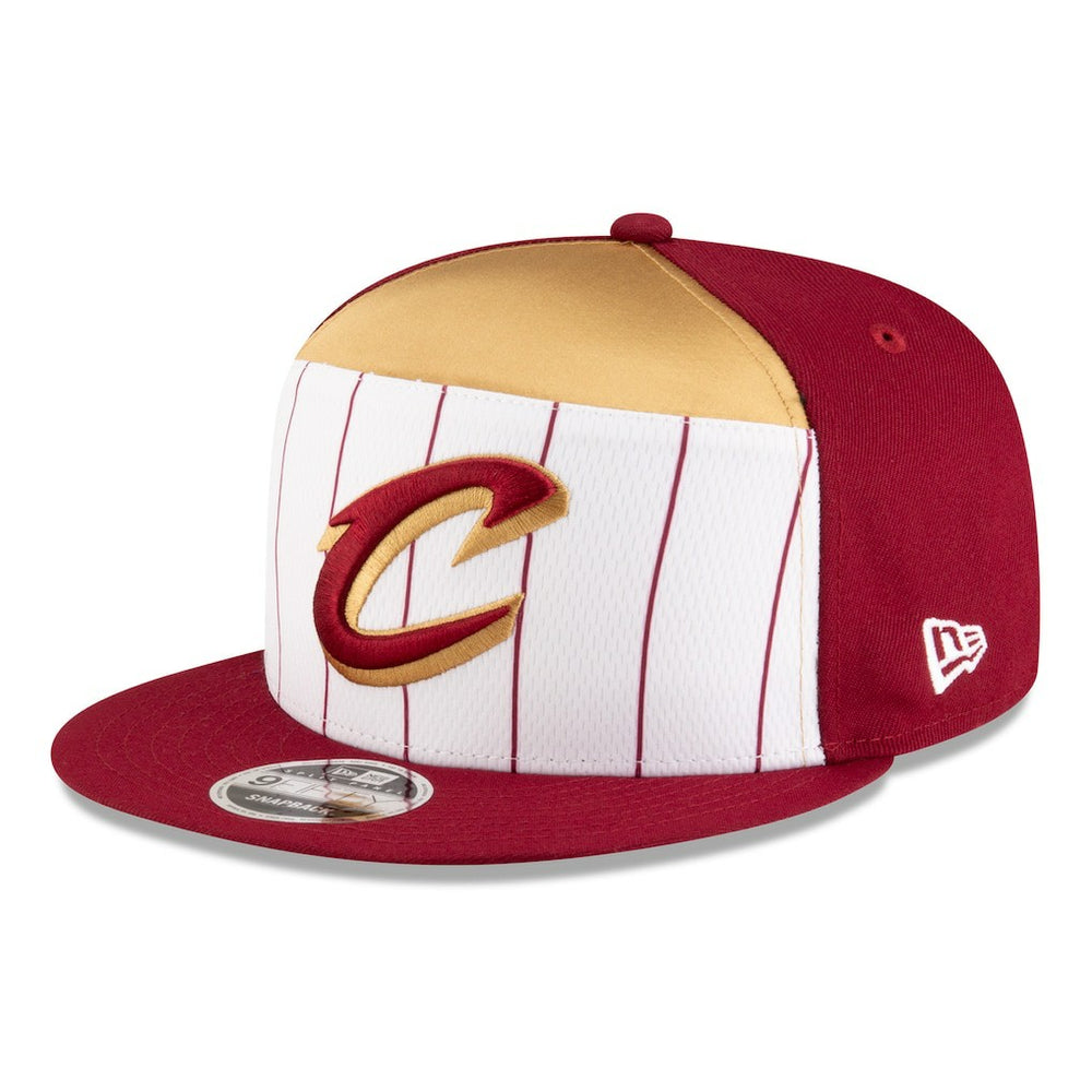 Cleveland Cavaliers 2025 NBA Tip Off Split Panel 9FIFTY Snapback Hat White/Wine - NBA