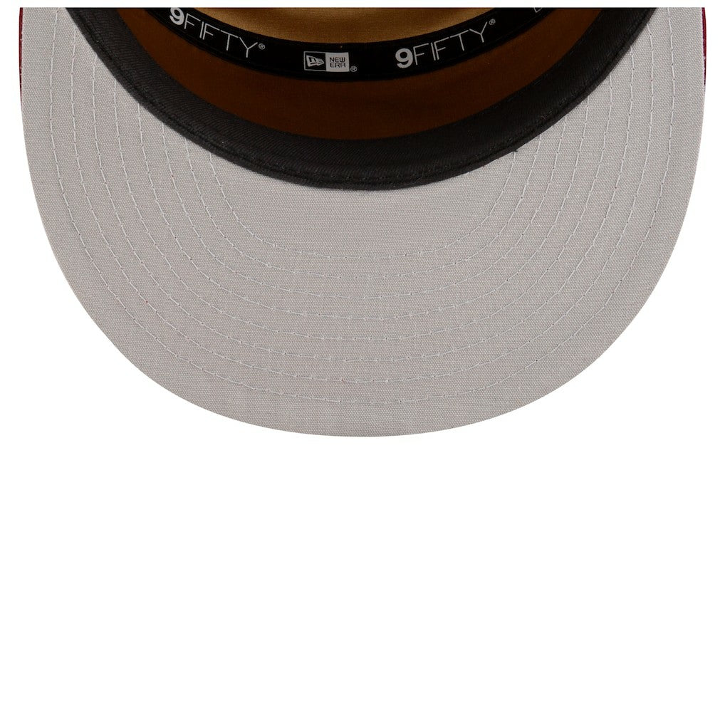 Cleveland Cavaliers 2025 NBA Tip Off Split Panel 9FIFTY Snapback Hat White/Wine - NBA
