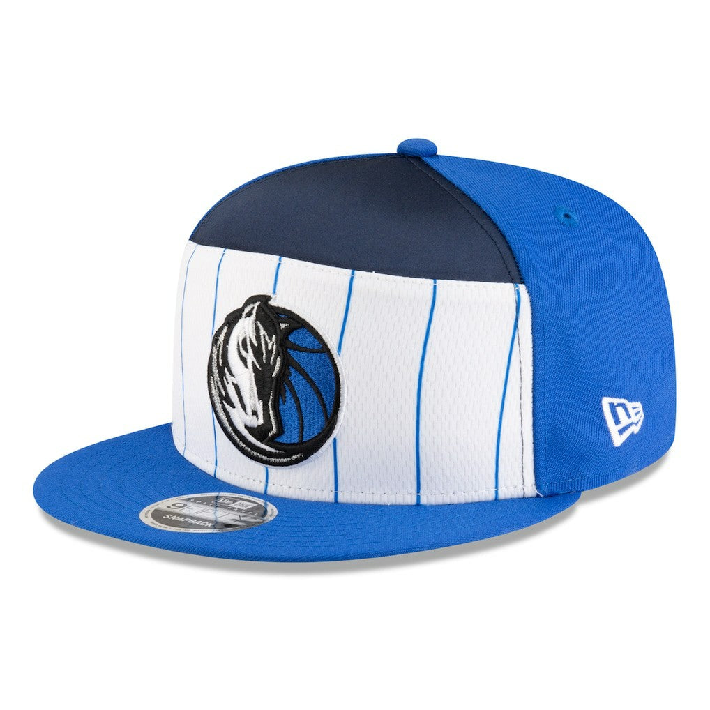 Dallas Mavericks 2025 NBA Tip Off Split Panel 9FIFTY Snapback Hat White/Blue - NBA