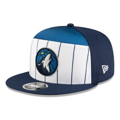 Minnesota Timberwolves 2025 NBA Tip Off Split Panel 9FIFTY Snapback Hat White/Navy - NBA